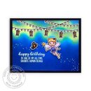 Sunny Studio Stamps, clear stamp, Inside Greetings Birthday