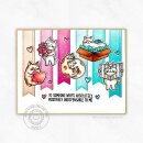 Sunny Studio Stamps, clear stamp, Inside Greetings Birthday