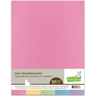 Lawn Fawn, lawn fawndamentals, textured dot cardstock -...