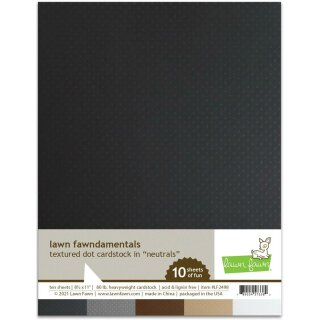 Lawn Fawn, lawn fawndamentals, textured dot cardstock -...