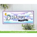 Lawn Fawn, Lawn Clippings, slimline cloudy stencils