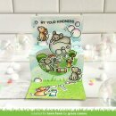 Lawn Fawn, clear stamp, bubbles of joy