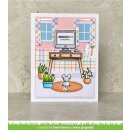 Lawn Fawn, clear stamp, virtual friends