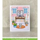 Lawn Fawn, clear stamp, virtual friends