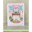 Lawn Fawn, clear stamp, virtual friends