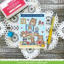 Lawn Fawn, clear stamp, virtual friends
