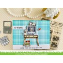 Lawn Fawn, clear stamp, virtual friends
