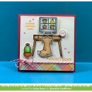 Lawn Fawn, clear stamp, virtual friends