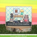 Lawn Fawn, clear stamp, virtual friends