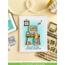 Lawn Fawn, clear stamp, virtual friends