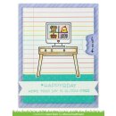Lawn Fawn, clear stamp, virtual friends