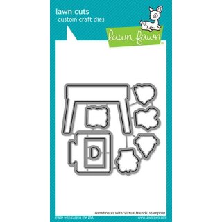 Lawn Fawn, lawn cuts/ Stanzschablone, virtual friends