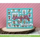 Lawn Fawn, clear stamp, tiny friends