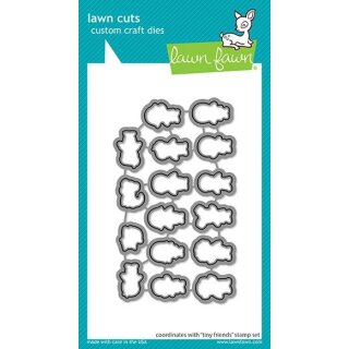 Lawn Fawn, lawn cuts/ Stanzschablone, tiny friends