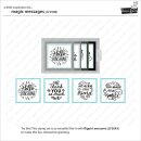 Lawn Fawn, clear stamp, magic messages