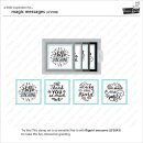 Lawn Fawn, clear stamp, magic messages