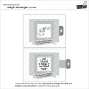 Lawn Fawn, clear stamp, magic messages