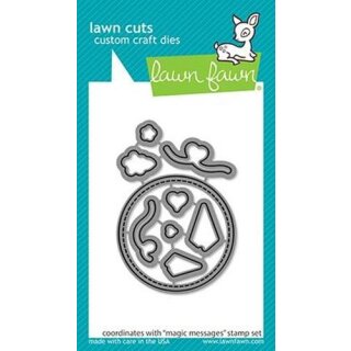Lawn Fawn, lawn cuts/ Stanzschablone, magic messages