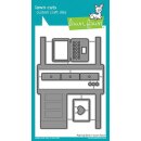 Lawn Fawn, lawn cuts/ Stanzschablone, pop-up desk
