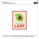 Lawn Fawn, lawn cuts/ Stanzschablone, ladybug and leaf