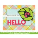 Lawn Fawn, lawn cuts/ Stanzschablone, ladybug and leaf