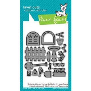 Lawn Fawn, lawn cuts/ Stanzschablone, build-a-house spring add-on