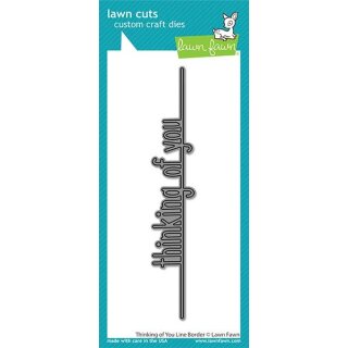 Lawn Fawn, lawn cuts/ Stanzschablone, thinking of you...