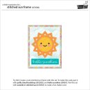 Lawn Fawn, lawn cuts/ Stanzschablone, stitched sun frame