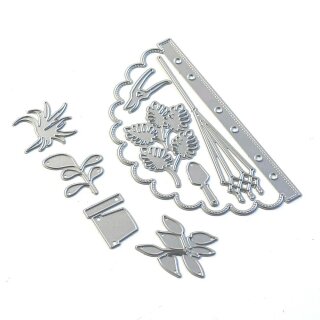 Elizabeth Craft Designs, Cutting Dies / Stanzschablonen, Sidekick Essentials 12, Scallop Insert