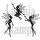 Lavinia Stamps, clear stamp - Three Dancing Fairies