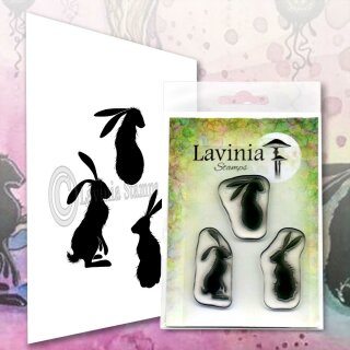 Lavinia Stamps, clear stamp - Wild Hares Set large