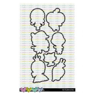 C.C. Designs, Outline Metal Die/ Stanzschablone, Oz