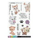 C.C. Designs, clear stamp, Cutie Cat