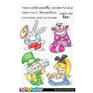 C.C. Designs, clear stamp, Wonderland