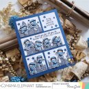 Mama Elephant, clear stamp, Ninja Sayings