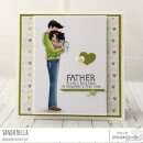 Stamping Bella, Rubber Stamp, DADDYS LITTLE GIRL