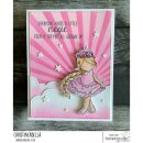 Stamping Bella, Rubber Stamp, TINY TOWNIE UNICORN