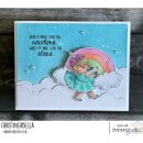 Stamping Bella, Rubber Stamp, RAINBOW TINY TOWNIE