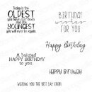 Stamping Bella, Rubber Stamp, HAPPY BIRTHDAY TO YOU...