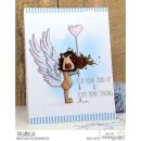 Stamping Bella, Rubber Stamp, DANDELION PROTECTOR OF HEARTS