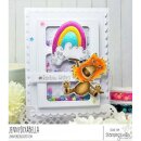 Stamping Bella, Rubber Stamp, RAINBOW DANDY