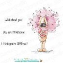 Stamping Bella, Rubber Stamp, DANDYLION LOVES YOU