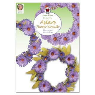 Karen Marie Klip: Quilling Anleitung, Asters Flower Wreath