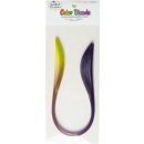 Quilled Creations, Paper Stripes, Yellow-Pink-Purple...