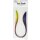 Quilled Creations, Paper Stripes, Yellow-Pink-Purple Color Blend Quilling Paper 1/8" (3mm)
