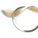 Quilled Creations, Paper Stripes, Silver Edge on Ivory...