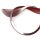 Quilled Creations, Paper Stripes, Silver Edge on Red Quilling Paper 1/8" (3mm)