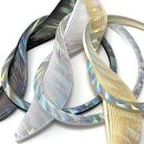 Quilled Creations, Paper Stripes, Silver Holofoil on Ivory Quilling Paper 1/8&quot; (3mm)