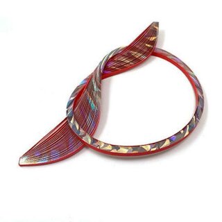 Quilled Creations, Paper Stripes, Silver Holofoil Edge on...