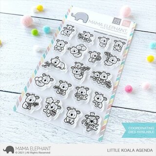 Mama Elephant, clear stamp, Little Koala Agenda